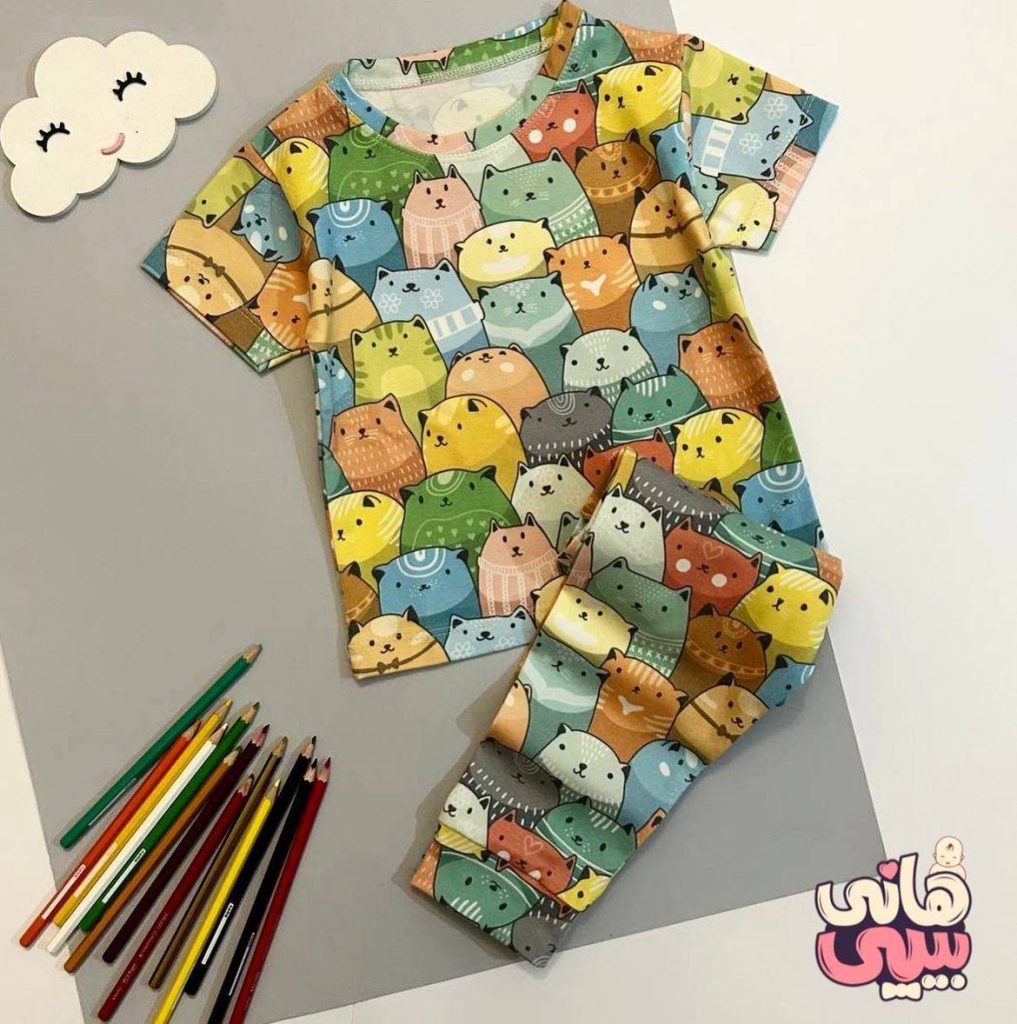 تیشرت شلوار گربه