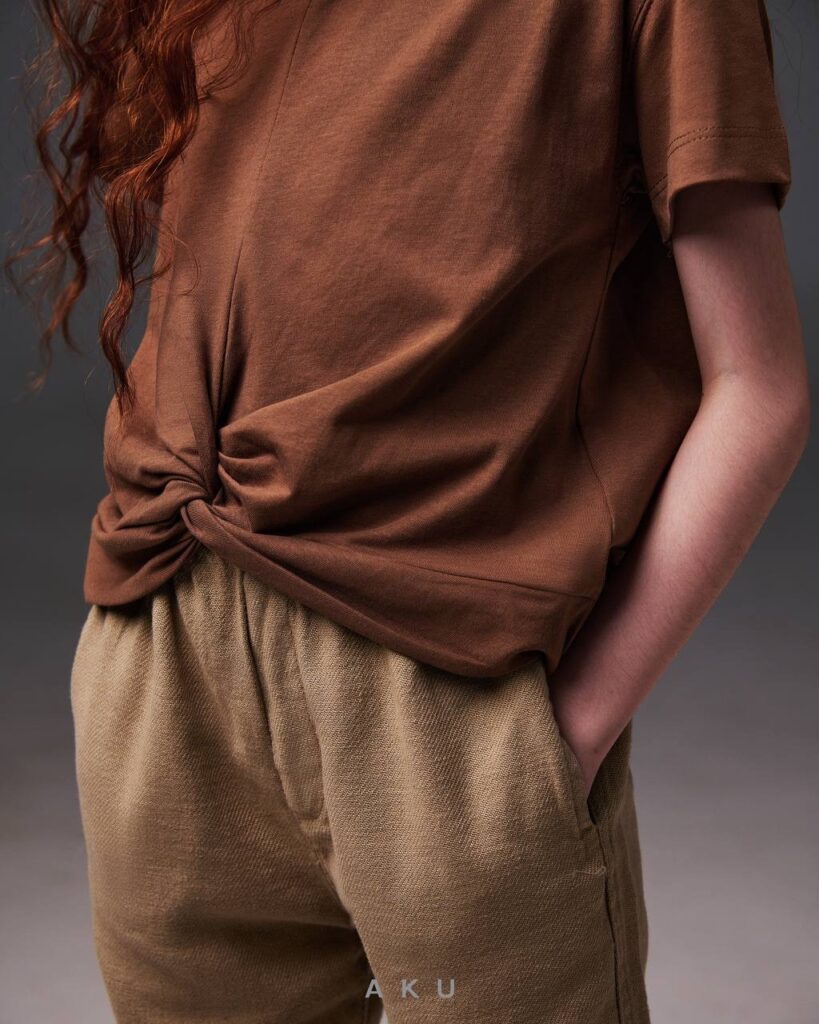 تیشرت گره ای