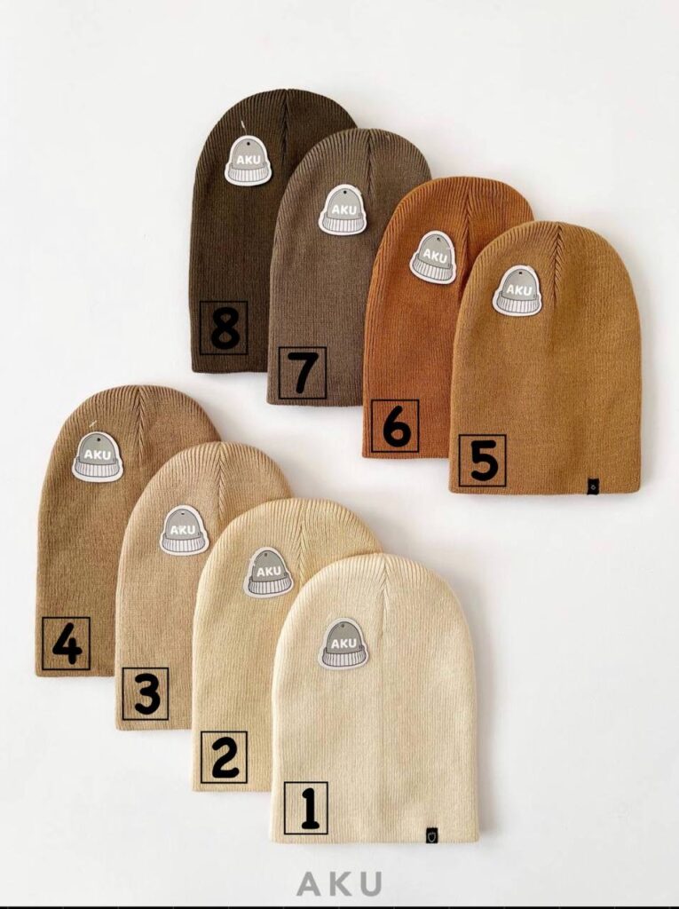 کلاه بافت رنگی